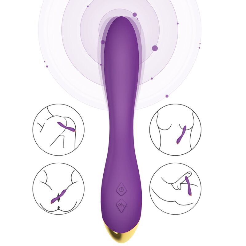 Armony - Flamingo Vibrador Multiposição Roxo