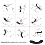 Armony - Dildo Vibrador G-Spot Silicone Preto