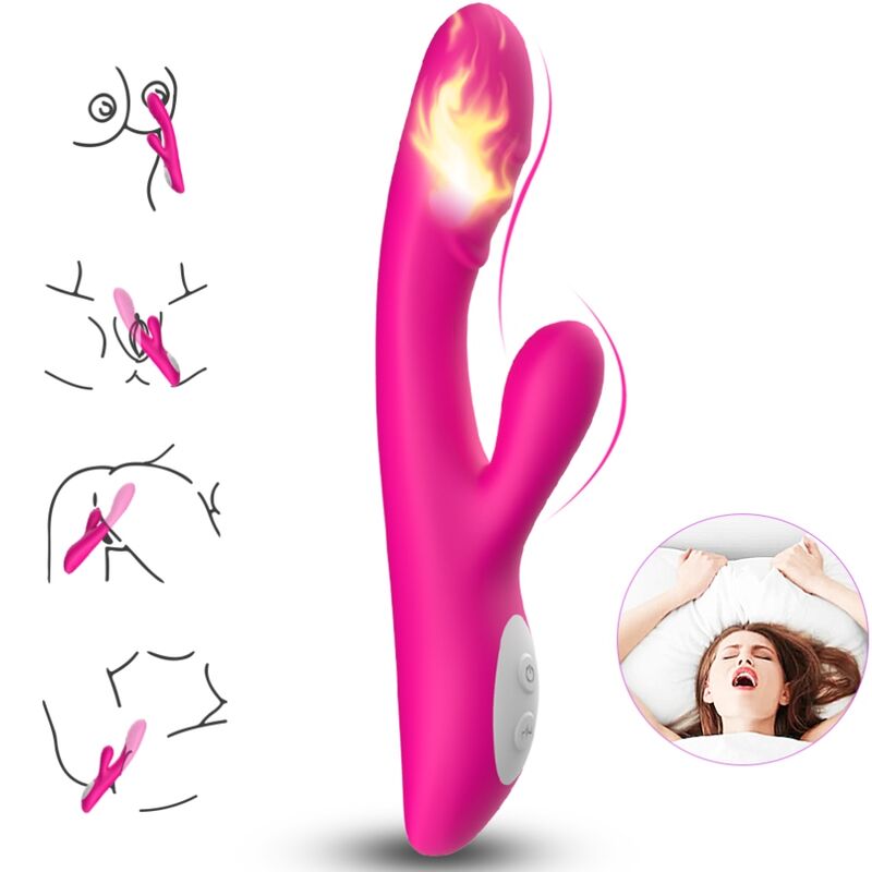 Armony - Vibrador Spark Efeito Calor Fúcsia