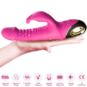 Armony - Zing Dildo Vibrador Coelho Fúcsia