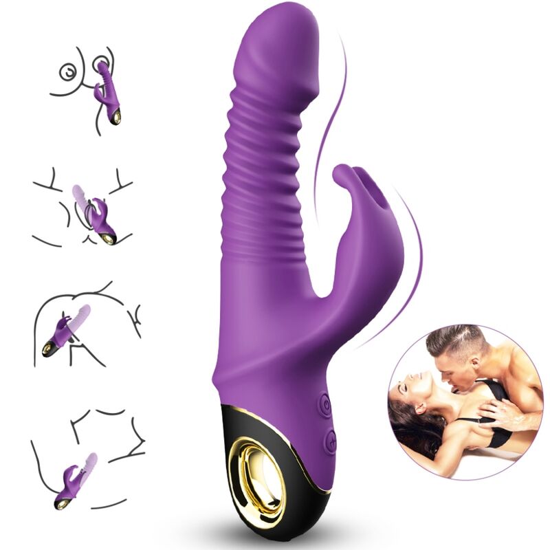 Armony - Zing Dildo Vibrador Coelho Roxo