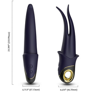 Armony - Shadow Vibrador Dupla Cabeça Provocando Azul