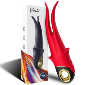 Armony - Shadow Vibrador Dupla Cabeça Provocando Vermelho