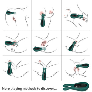 Armony - Estimulador e Vibrador Coelho Verde