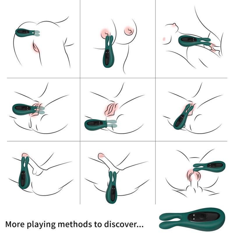Armony - Estimulador e Vibrador Coelho Verde