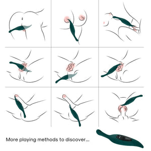 Armony - Estimulador e Vibrador Folha Verde