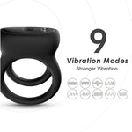 Armony - Vibrador de Anel Duplo Preto