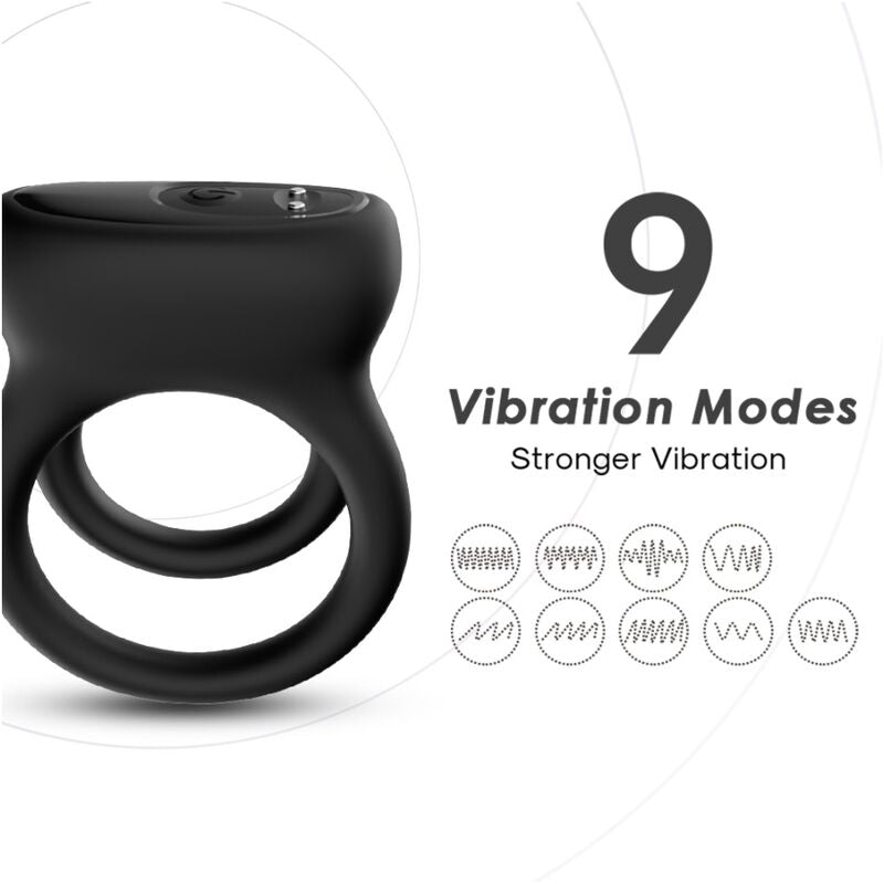 Armony - Vibrador de Anel Duplo Preto