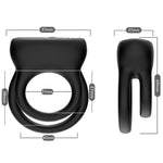 Armony - Vibrador de Anel Duplo Preto