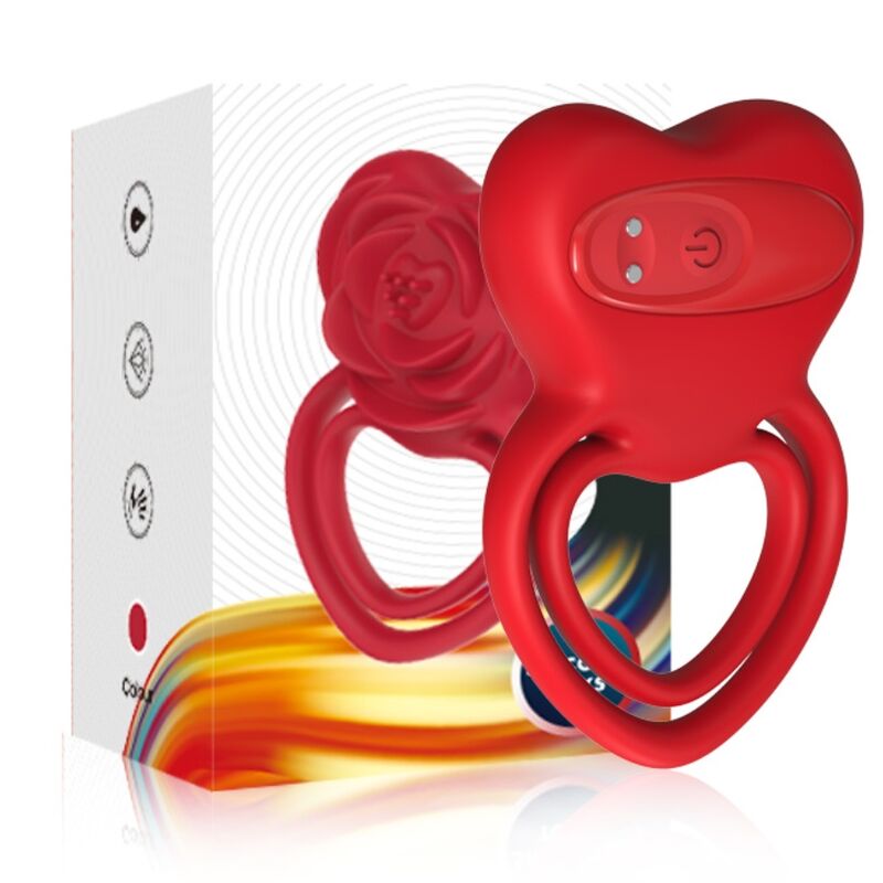 Armony - Anel Vibrador Coração Vermelho