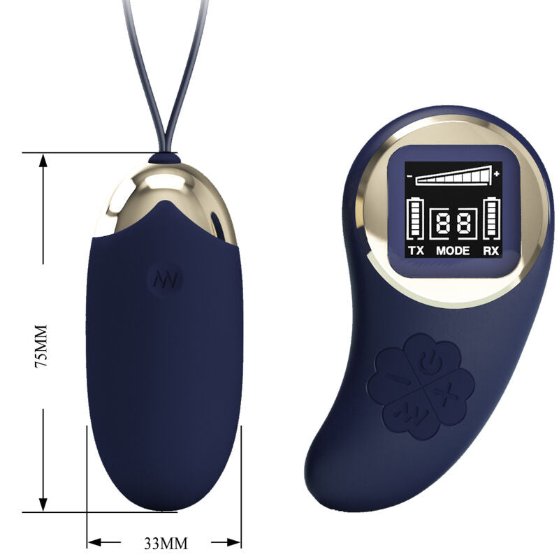 Pretty Love Ovo Vibrante Mina Controle Remoto Azul