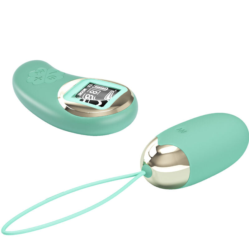 Pretty Love Mina de Huevos Vibrantes con Control Remoto Verde