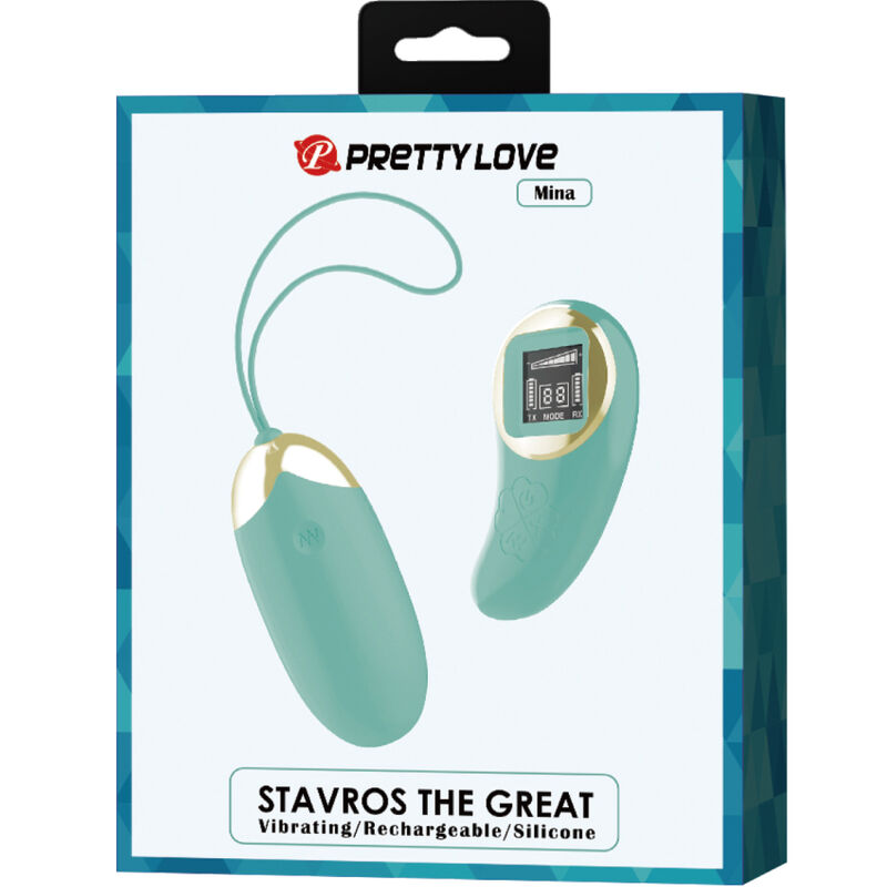 Pretty Love Mina de Ovos Vibrantes de Controle Remoto Verde