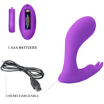 Pretty Love Controle Remoto de Vibração e Pulsação Idabelle Violeta