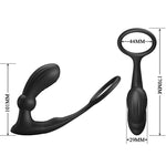 Pretty Love Anel Anal e Vibrador Warren Black