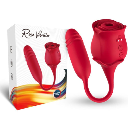 Armony - Roseknigth Sucker de Clitóris e Vibrador Vermelho