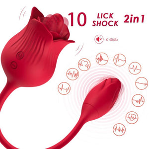 Armony - Vibrador Rosa Con Cola Vermelho