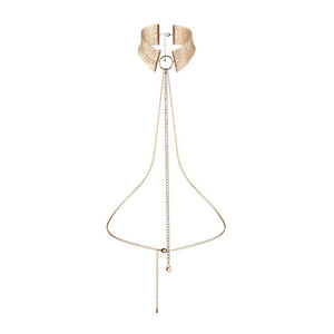 Bijoux - Désir Métallique Colar Metlico Dourado