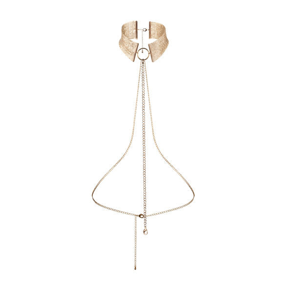 Bijoux - Désir Métallique Colar Metlico Dourado