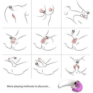 Armony - Sweetmoon Clitoris e Ventosa para Ponto G Rosa