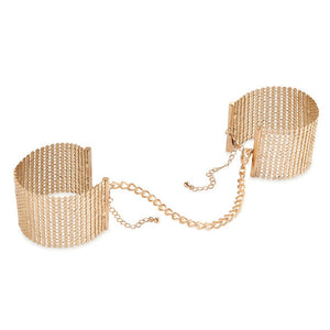 Bijoux - Désir Métallique Algemas de Malha de Metal Dourado