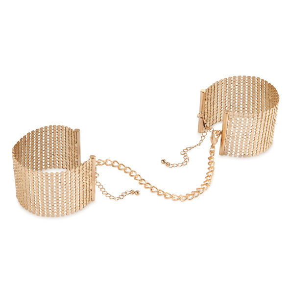 Bijoux - Désir Métallique Algemas de Malha de Metal Dourado