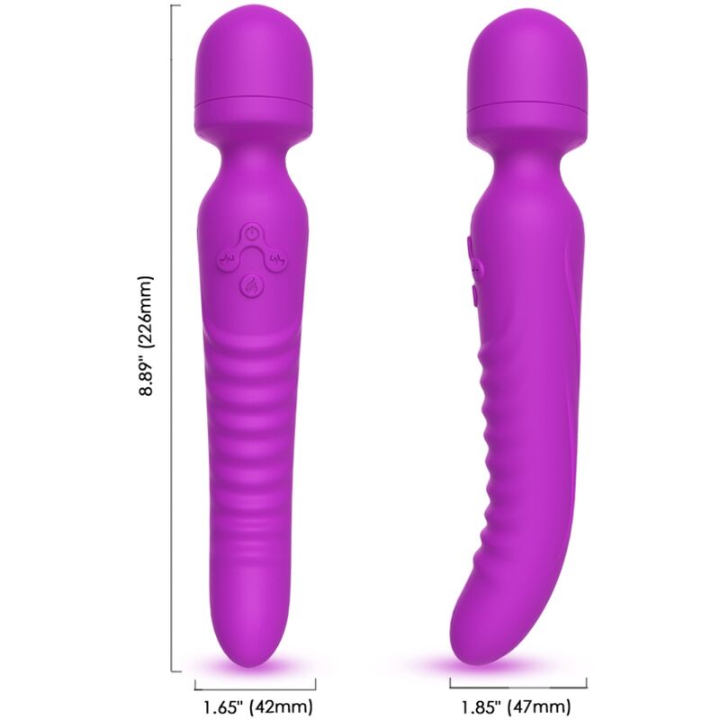 Armony - Massager Mission e Vibrador Efeito de Calor Roxo