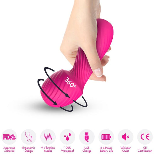 Armony - Dazzle Massager e Vibrador Pequeno Fúcsia