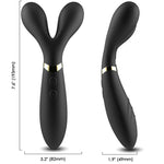 Armony - Massager Y-Wand e Vibrador Cabeça Dupla Preto