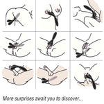 Armony - Massager Y-Wand e Vibrador Cabeça Dupla Preto
