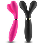 Armony - Massager Y-Wand e Vibrador Cabeça Dupla Fúcsia