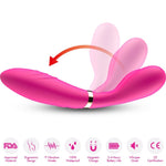 Armony - Massager Y-Wand e Vibrador Cabeça Dupla Fúcsia
