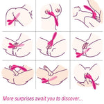 Armony - Massager Y-Wand e Vibrador Cabeça Dupla Fúcsia