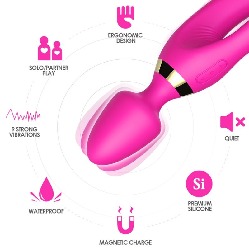 Armony - Massager e Vibrador Coelho Fúcsia