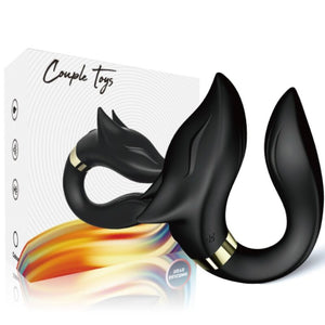 Armony - Vibrador Fox para Casais Controle Remoto Preto