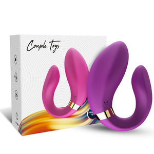 Armony - Vibrador Crescente para Casais com Controle Remoto Roxo