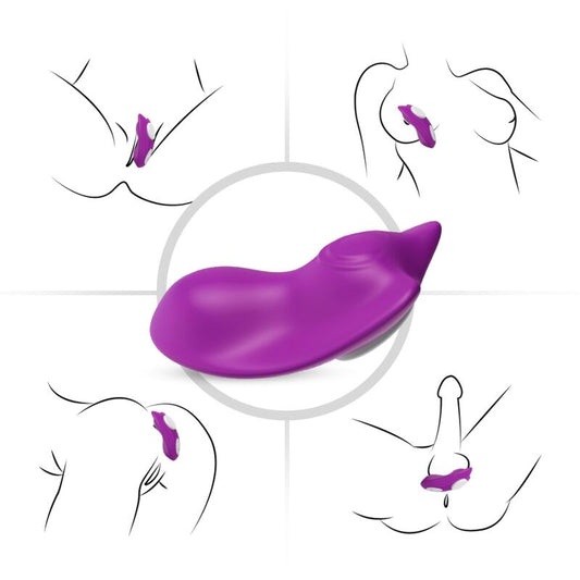 Armony - Calça Vibradora Butterfly Wearable Controle Remoto Roxo