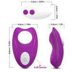 Armony - Calça Vibradora Butterfly Wearable Controle Remoto Roxo