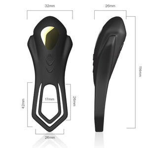 Armony - Vibrador Roadster Anel Duplo Controle Remoto Preto