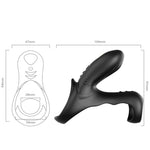 Armony - Anel Vibrador Duplo Ranger para Casais Preto