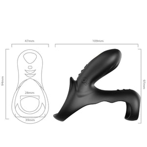 Armony - Anel Vibrador Duplo Ranger para Casais Preto