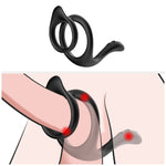Armony - Anel Anal Duplo Tail Preto