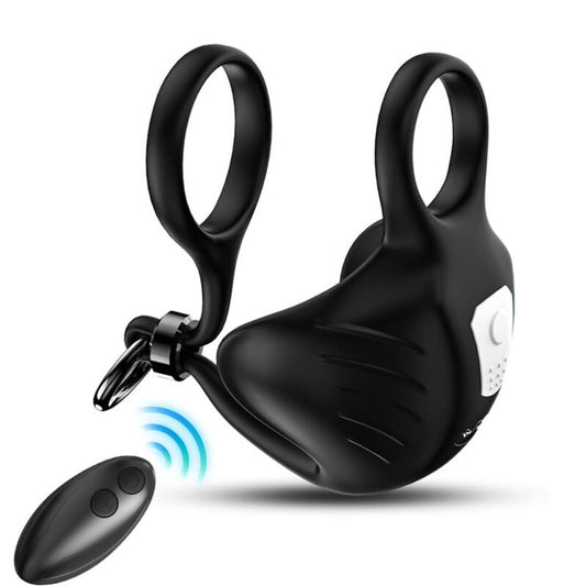 Armony - Anel Vibrador Manta Scrotum Controle Remoto Preto