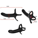 Armony - Dildo com Anel e Controle Remoto Vibrador Preto