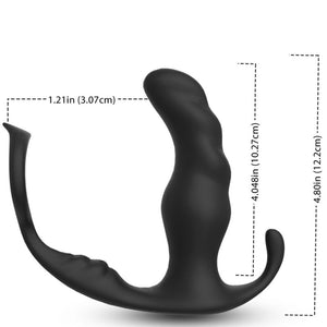 Armony - Knight Vibrador Anal Próstata e Anel Controle Remoto Preto