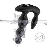 Armony - Vibrador e Estimulador Manfun Plug Anal Controle Remoto Preto