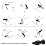 Armony - Vibrador e Plug Anal Controle Remoto Preto