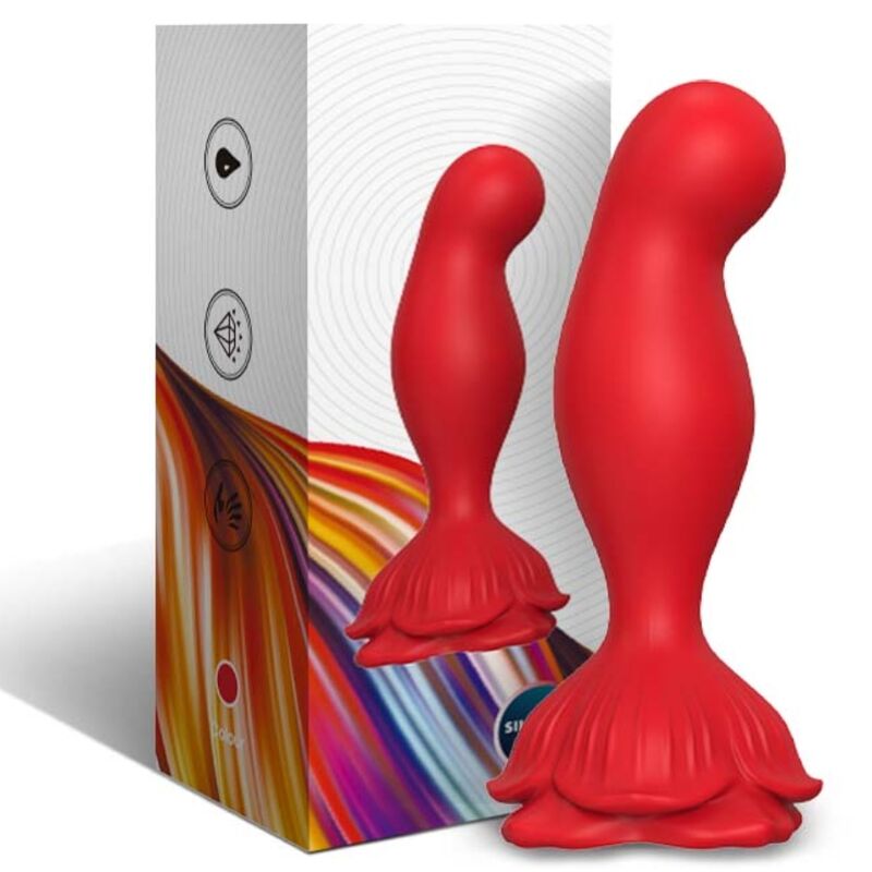 Armony - Vibrador Rosa e Plug Anal Controle Remoto Vermelho