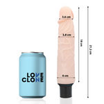 Loveclone Vibrador Auto Lubrificante Finn 21.2 Cm -o- 3.8 Cm