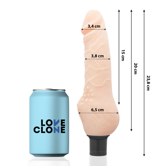 Loveclone Daven Autolubricación Realista 23.8 Cm -ø- 3.8 Cm